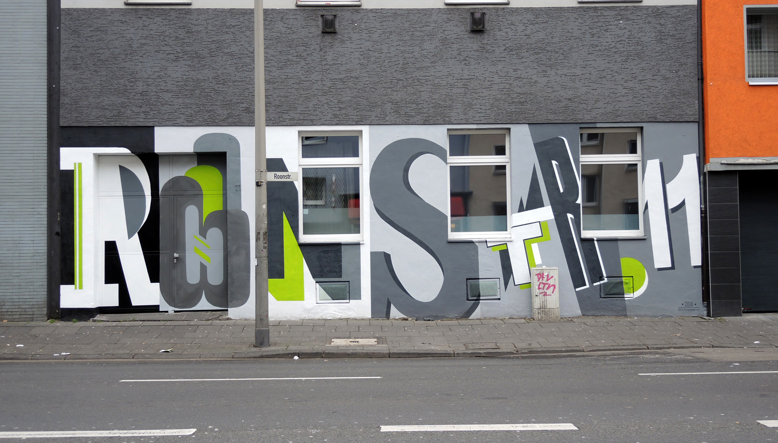 Fassadenmalerei/2015 -ROONSTRASSE, Köln-